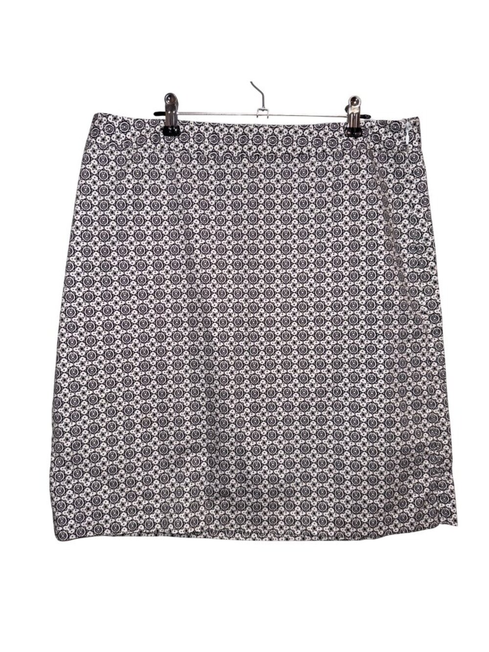 Gap Womens Black & White Geometric Print Skirt Size 12